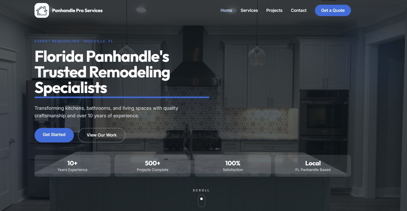 Panhandle Pro Services website